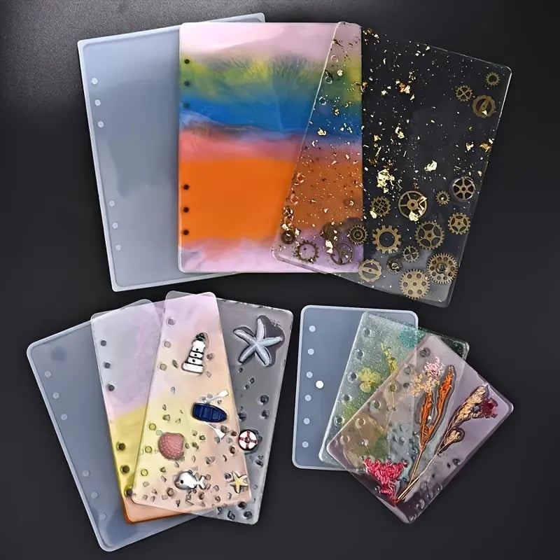 Notebook Resin Casting Set A5, A6, A7 Notebook Cover Diy Epoxy Resin Silicone Mold DIY Epoxy Resin Kit