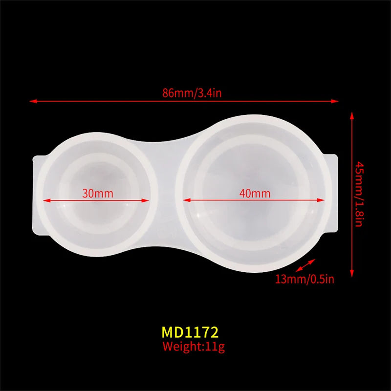 DM153 DIY Organ Chakra Pendant Epoxy Resin Mold Keychain Resin Art Molds for Jewelry Making Tools Craft