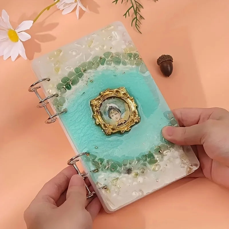 Notebook Resin Casting Set A5, A6, A7 Notebook Cover Diy Epoxy Resin Silicone Mold DIY Epoxy Resin Kit