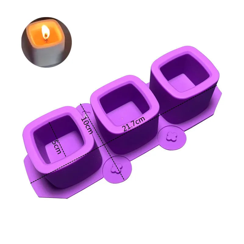 Round Concrete Candle Jar Silicone Mould Diy Handmade Succulent Cement Planter Resin Silicone Mold Gypsum Storage Box Home Decor