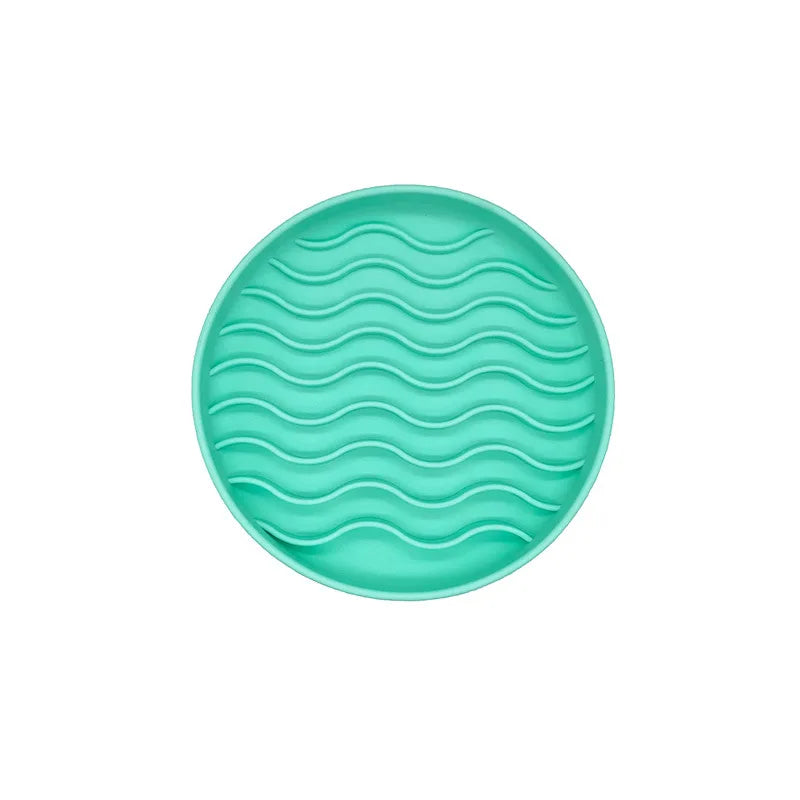 Pet supplies Slow Food Bowl Cat Anti-Knockover Anti-Slip Food Bowl Puppy Anti-choking Silicone Toy Food Plate