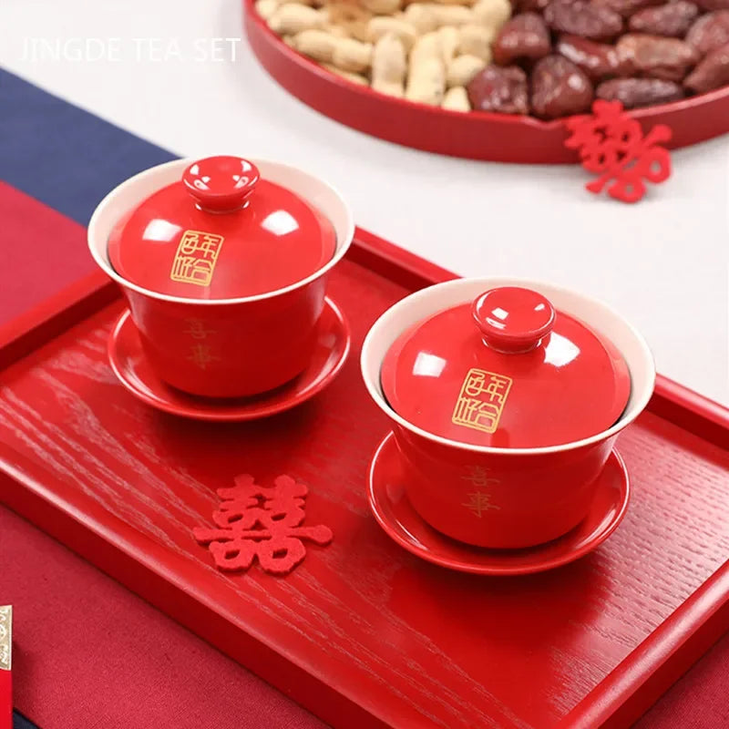 A 2‑piece tea tureen crafted for weddings, gifting, and refined tea rituals — portable, symbolic, and stunning in any home.