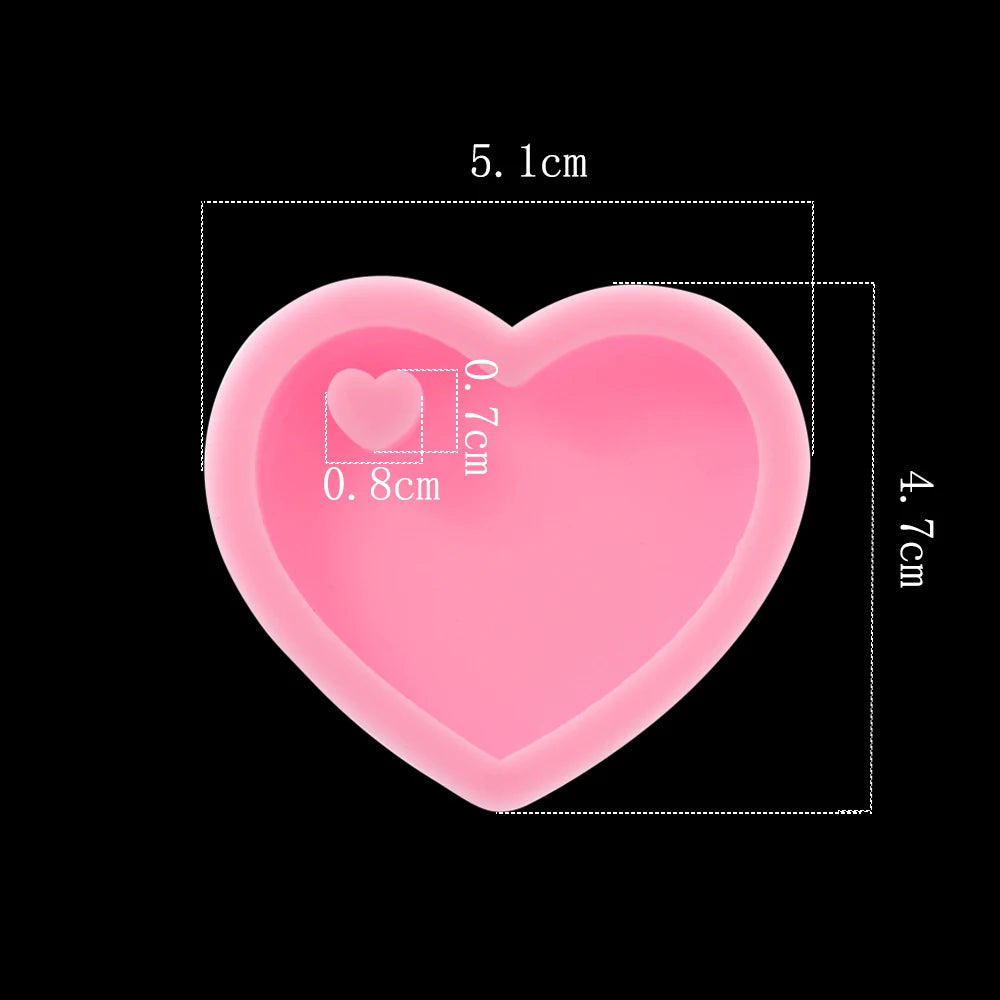 Dog Tag Bone Shaped Keychain Casting Silicone Mold for DIY Key Chain Pendant Crystal Epoxy Resin Molds Craft Jewelry Making Tool