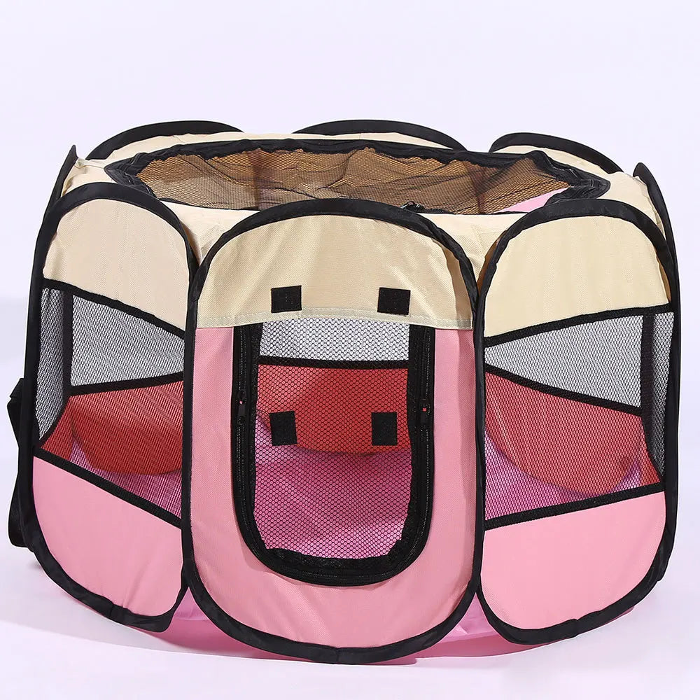 Portable Folding Pet Tent Dog House High Quality Durable Dog Fence For Cats Large Outdoor Dog Cage Pet Playpen Cat Собачья будка