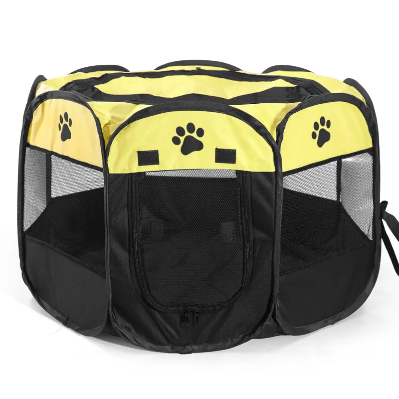 Portable Folding Pet Tent Dog House High Quality Durable Dog Fence For Cats Large Outdoor Dog Cage Pet Playpen Cat Собачья будка