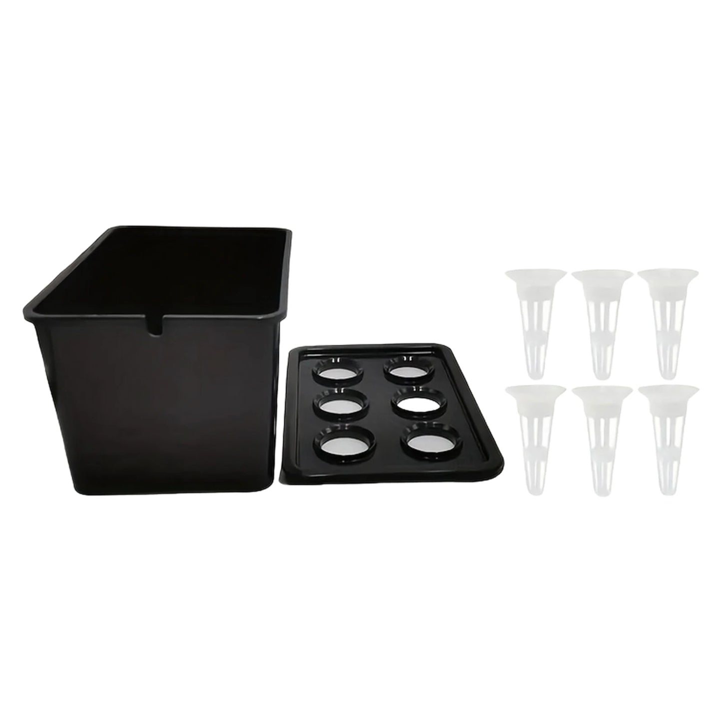 Plant Grower Box Indoor Hydroponic Boxes Nursery Pots Set with Seedling Cups for Plants Herb Garden Planting Container