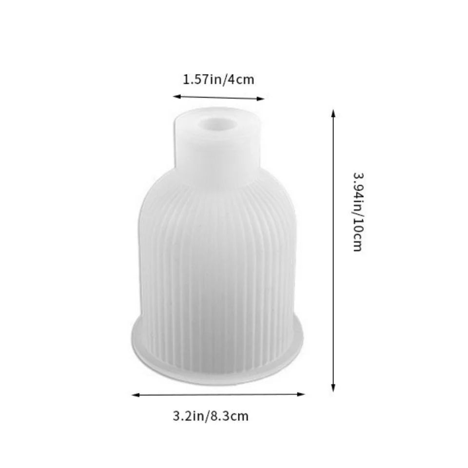 1/2pcs Vase Tray Silicone Mold, Oval Coaster Mold And Bottle Container Mold, Candy Container, Flower Pot, Gift, Home Decoration
