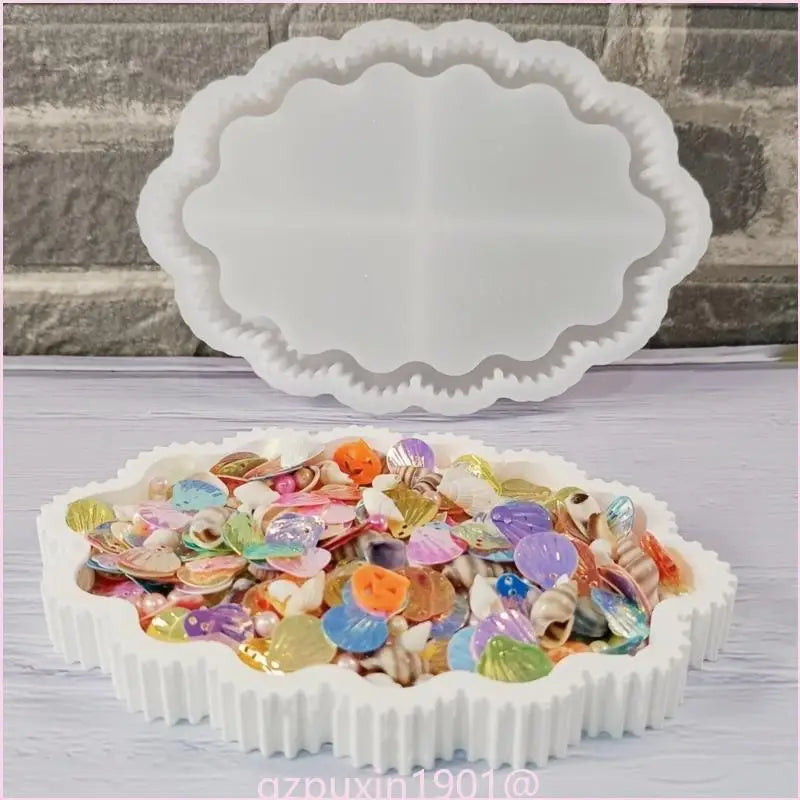 57QA Easy to Use Silicone Mold Creating Decorative Trays Moulds with Unique Cloud Shape Suitable for Gifting Hand-Making