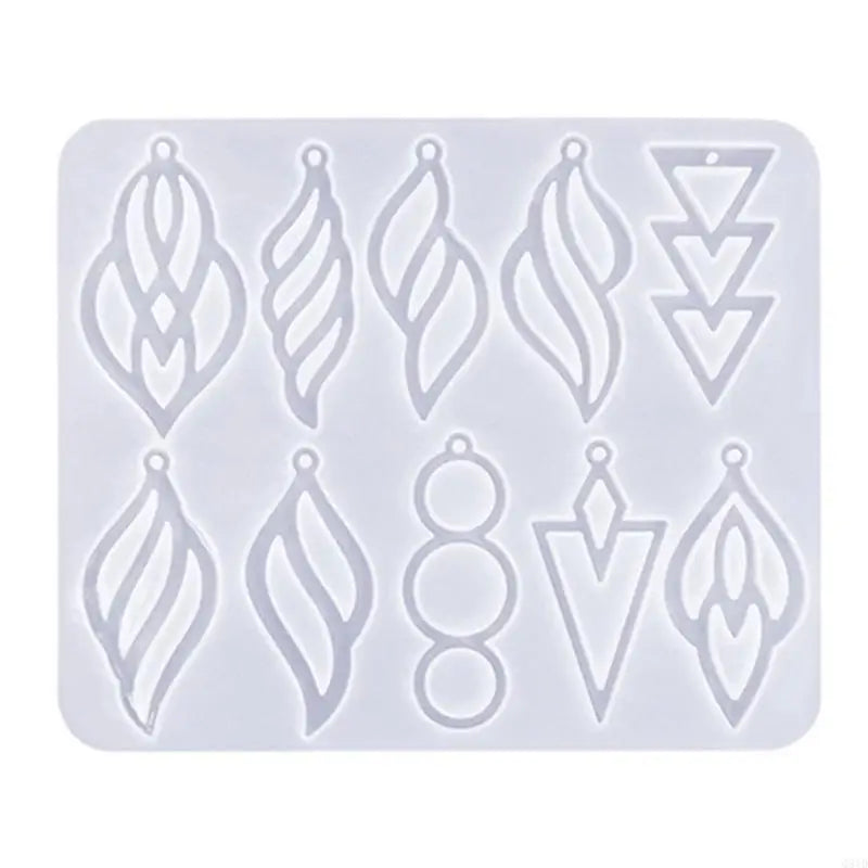 Crafting Molds Beautiful DIY Jewelry Moulds Soft Earring Pendant Molds for DIY