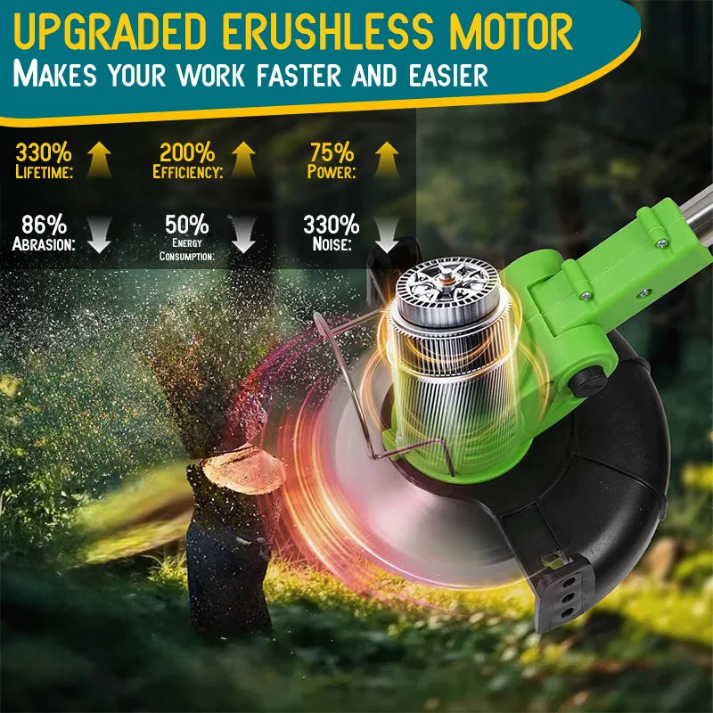 New Arrival gardening tools cordless lawn mowers riding weed trimmer.