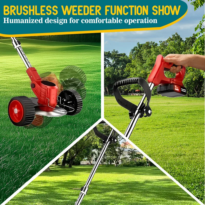 New Arrival gardening tools cordless lawn mowers riding weed trimmer.