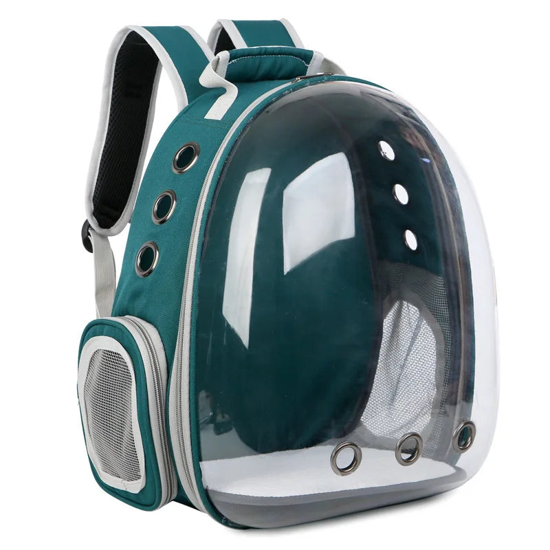 Manufacturer Wholesale Cat Carrier Bags Breathable Pet Carriers Small Dog Cat Backpack Travel Space Capsule Cage Pet Supplies