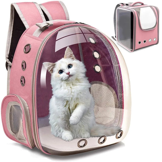 Manufacturer Wholesale Cat Carrier Bags Breathable Pet Carriers Small Dog Cat Backpack Travel Space Capsule Cage Pet Supplies