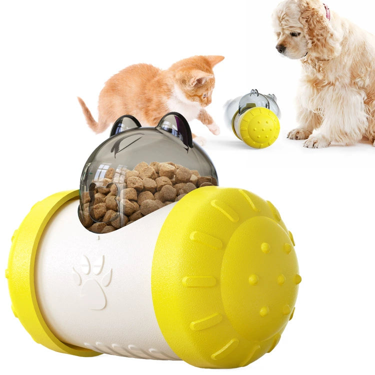 Qzee Leakage Food Feeder Puzzle Ball Bite-Resistant Consuming Dog