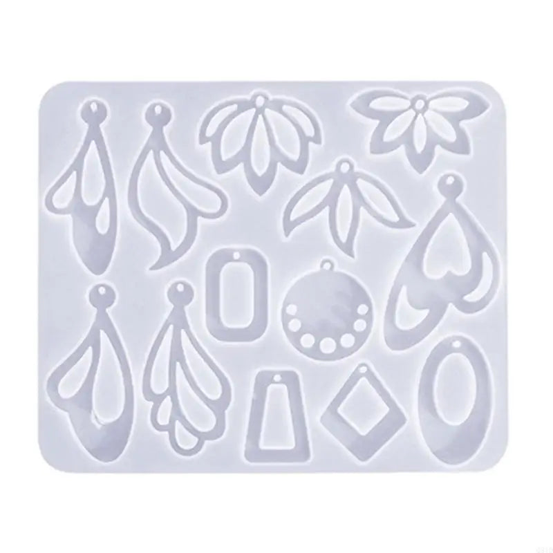 Crafting Molds Beautiful DIY Jewelry Moulds Soft Earring Pendant Molds for DIY