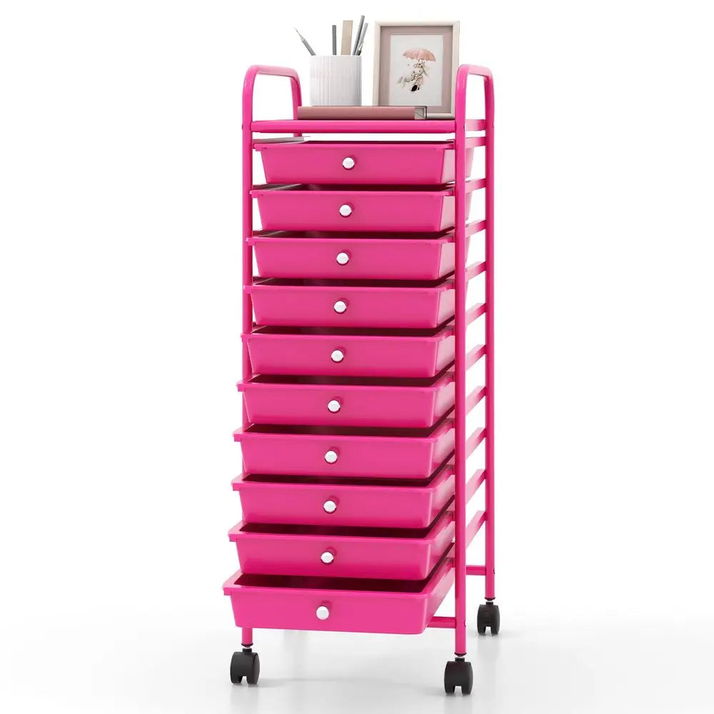 Foldable Utility Cart on 4 Rotate Wheels, with Telescoping Handle, Portable.