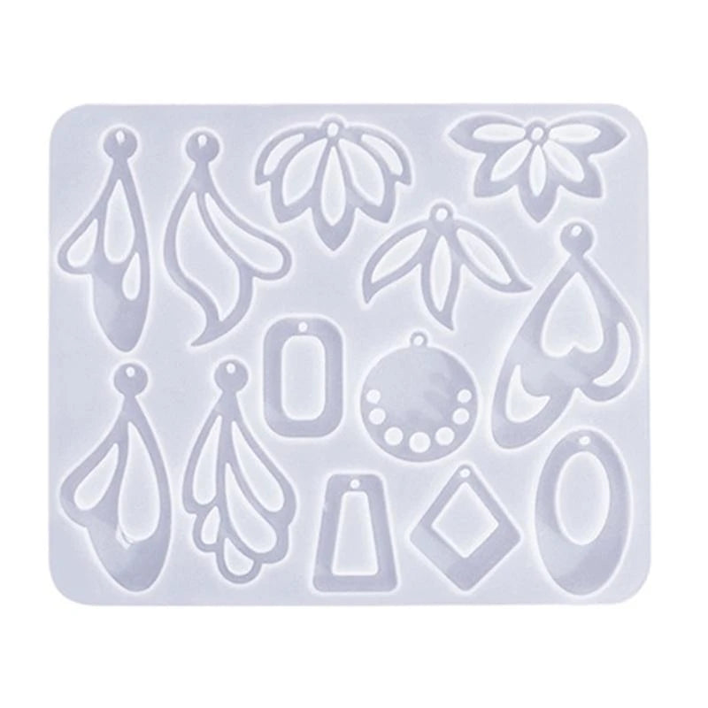 Crafting Molds Beautiful DIY Jewelry Moulds Soft Earring Pendant Molds for DIY