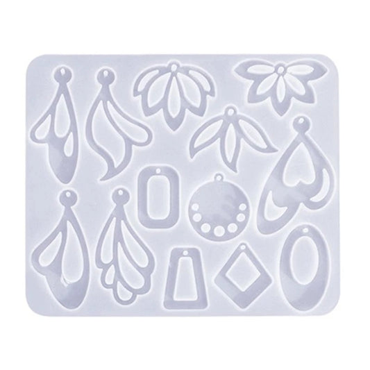 Crafting Molds Beautiful DIY Jewelry Moulds Soft Earring Pendant Molds for DIY