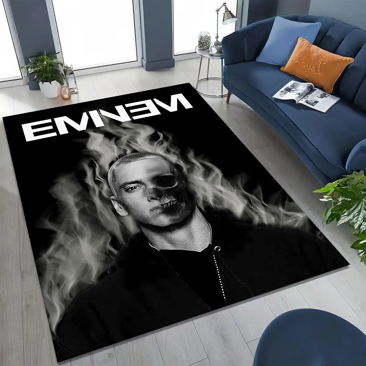 Tupac / 2Pac / Eminem Hip Hop Rap God Art Rug Non-slip Floor Mat