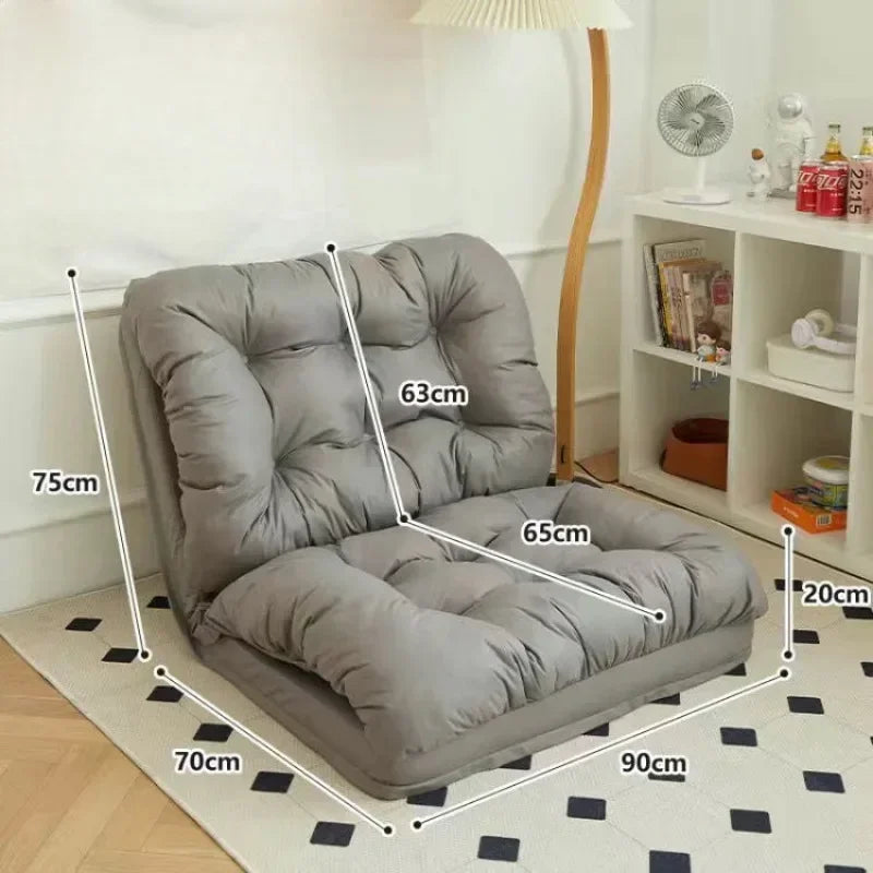 Sponge Filling Lazy Couch Folding Living Room Single Sofas Waterproof Wear-resistant Creative Adjustable Sofas Home Furniture