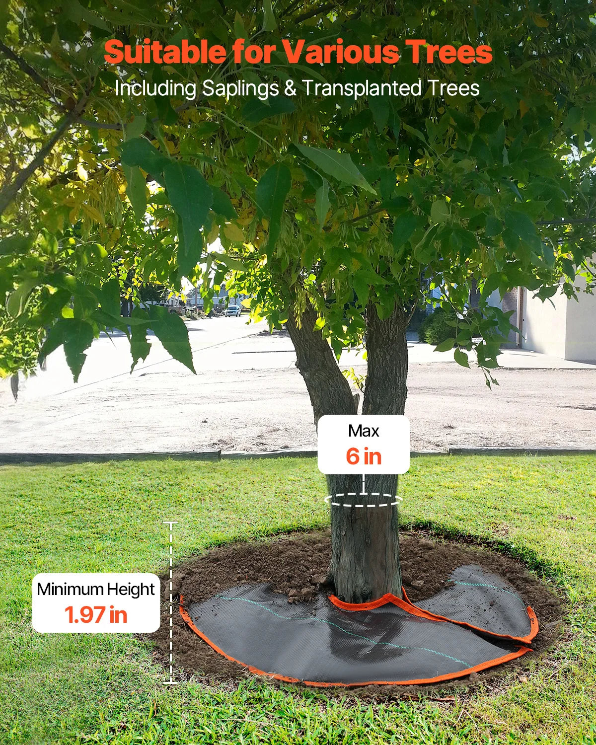 Self‑Watering Tree Bags with Drip System