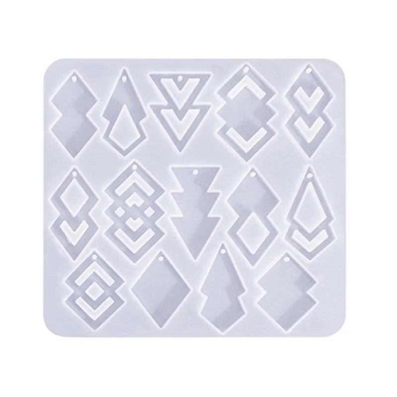 Crafting Molds Beautiful DIY Jewelry Moulds Soft Earring Pendant Molds for DIY