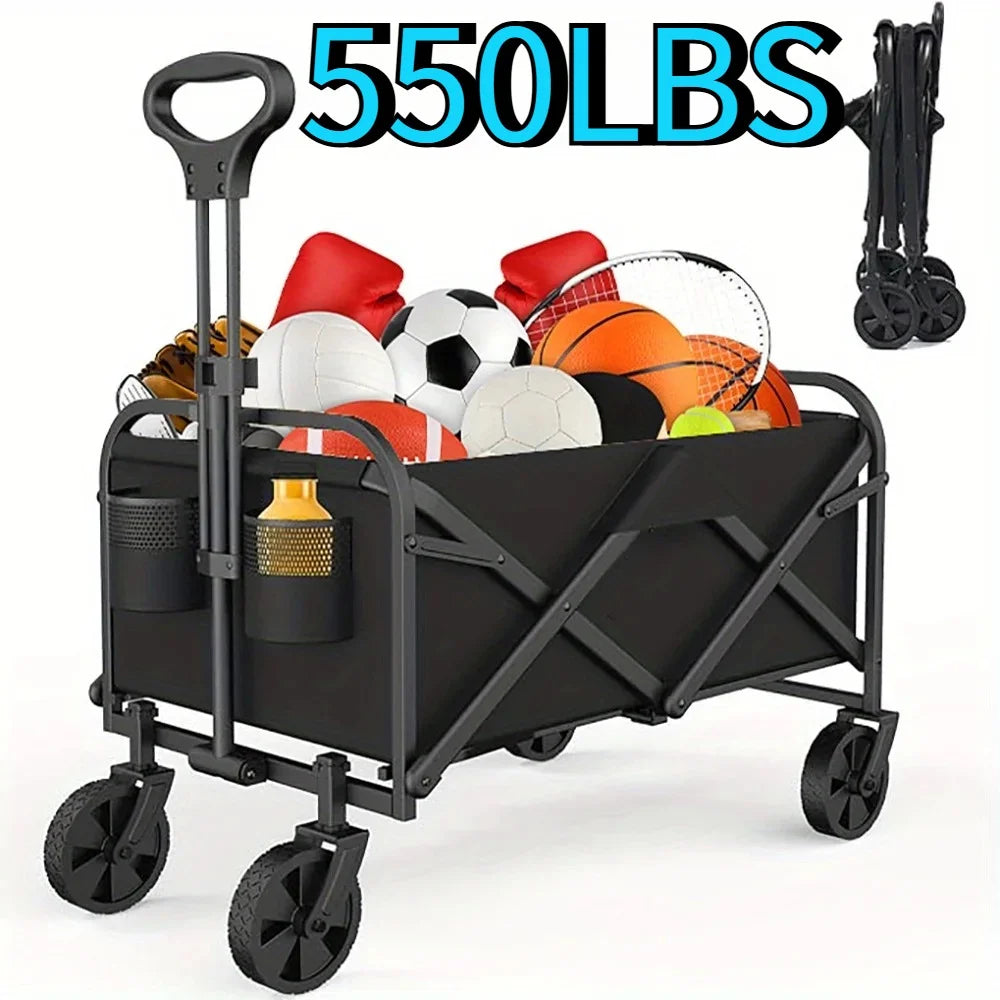 A heavy‑duty foldable wagon built to haul everything you need—anywhere you go.