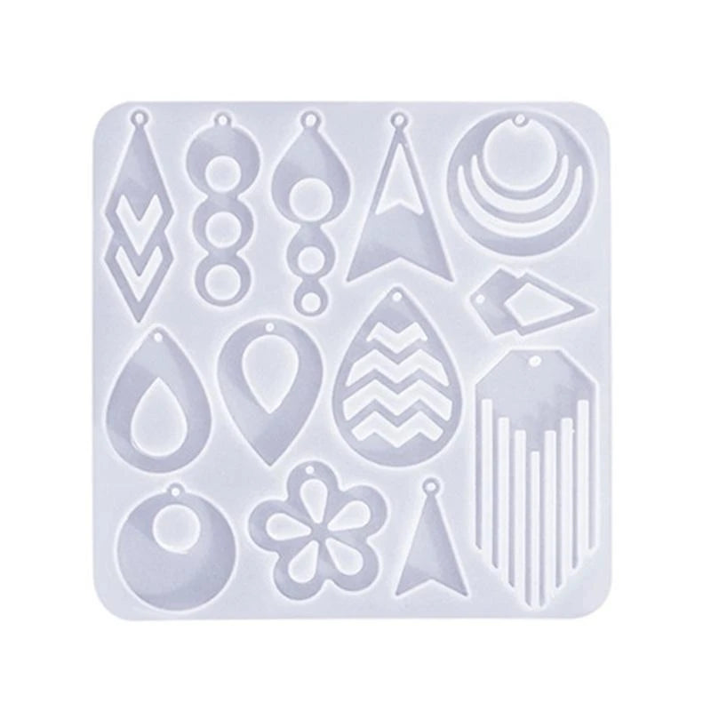 Crafting Molds Beautiful DIY Jewelry Moulds Soft Earring Pendant Molds for DIY
