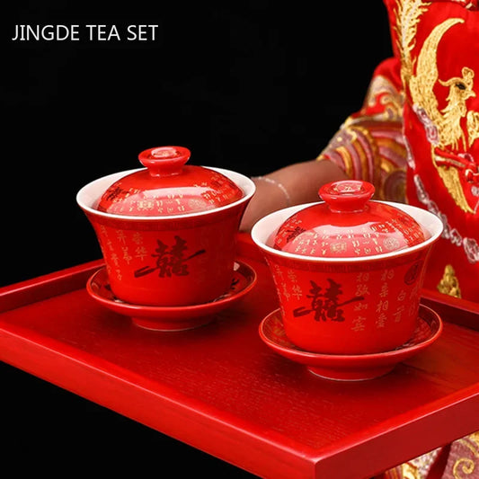 A 2‑piece tea tureen crafted for weddings, gifting, and refined tea rituals — portable, symbolic, and stunning in any home.