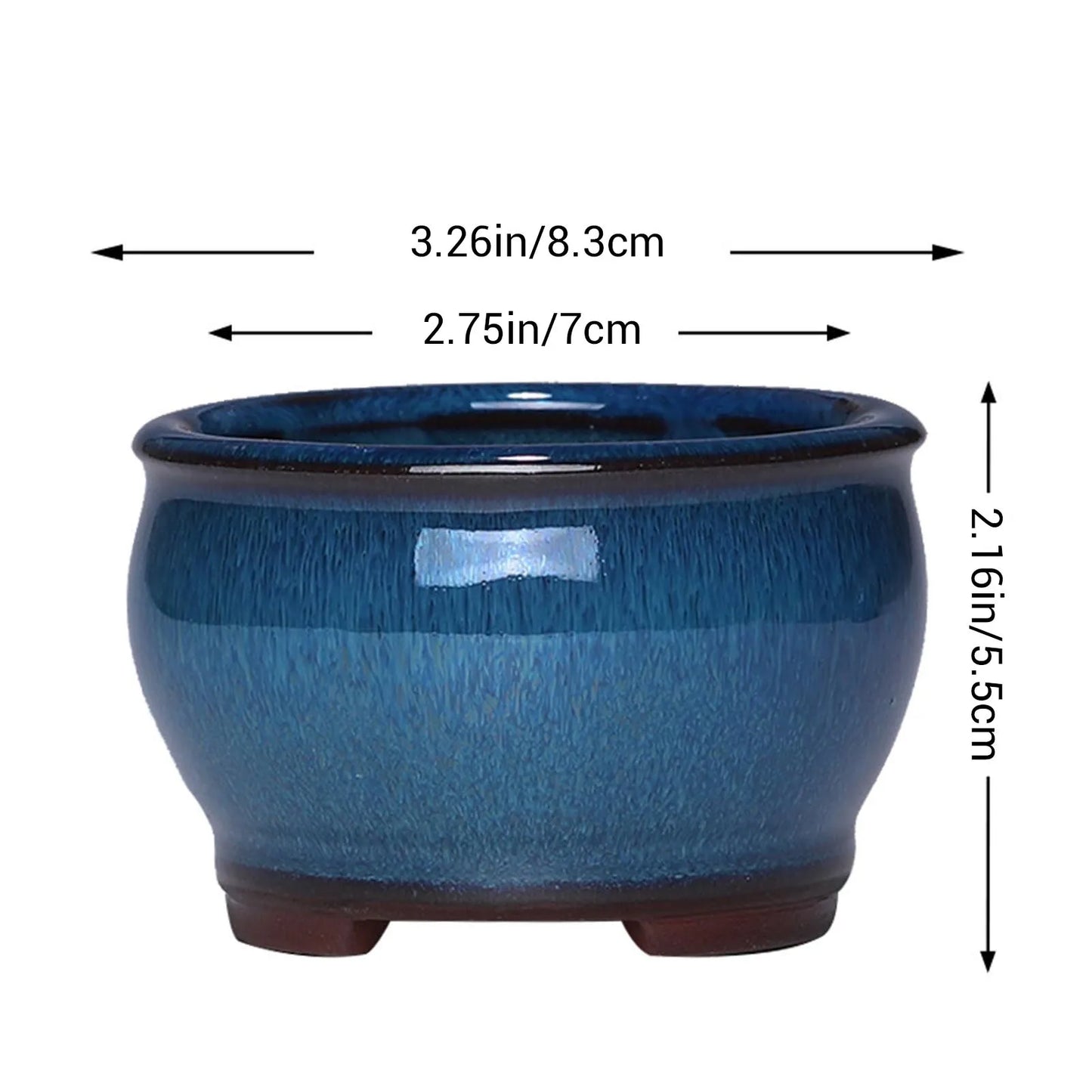 Ceramic Flower Pots with Drainage – Stylish Indoor/Outdoor Garden Planters