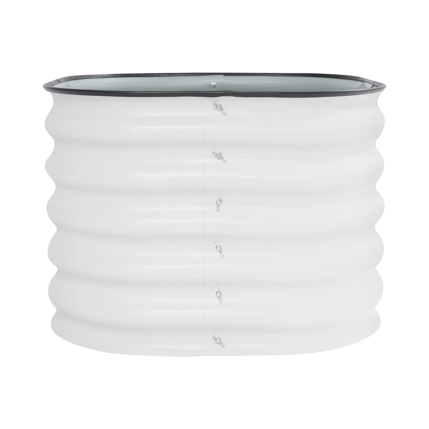 Two-piece circular raised flowerbed, garden flower bed, outdoor raised planter