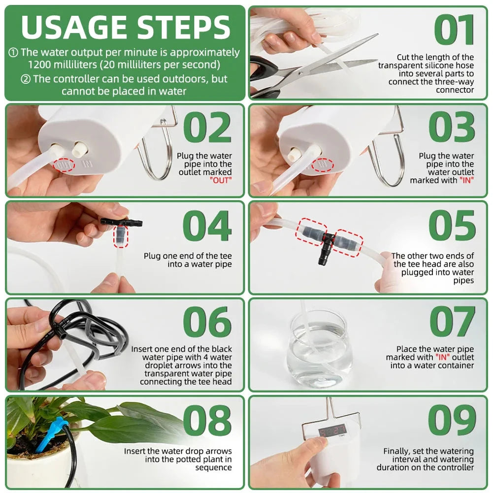 Automatic Watering Pump Controller – 2/8/16 Heads
