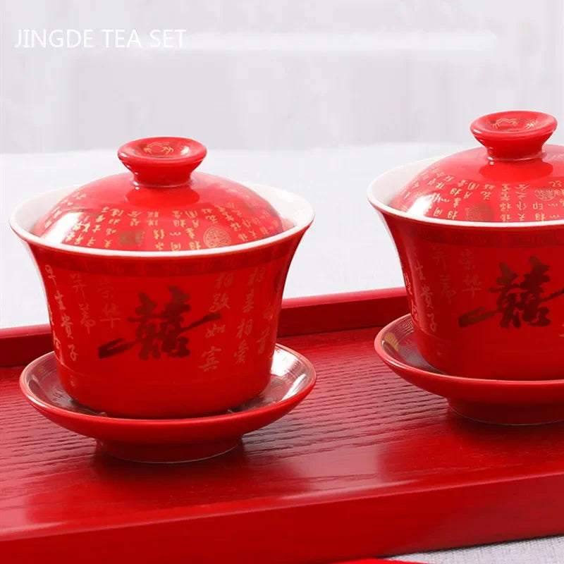 A 2‑piece tea tureen crafted for weddings, gifting, and refined tea rituals — portable, symbolic, and stunning in any home.