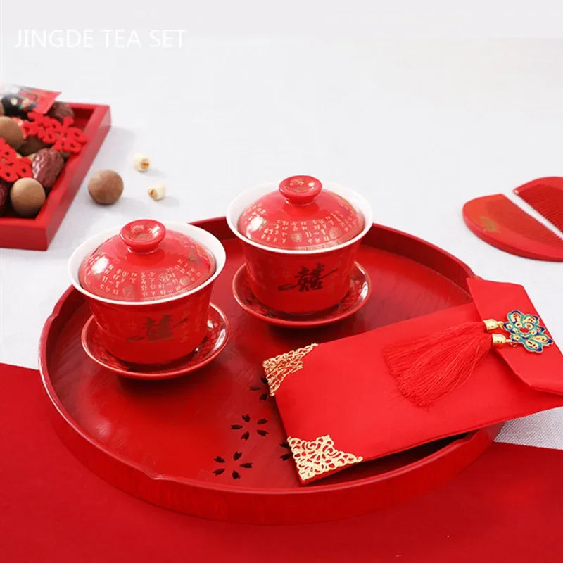 A 2‑piece tea tureen crafted for weddings, gifting, and refined tea rituals — portable, symbolic, and stunning in any home.