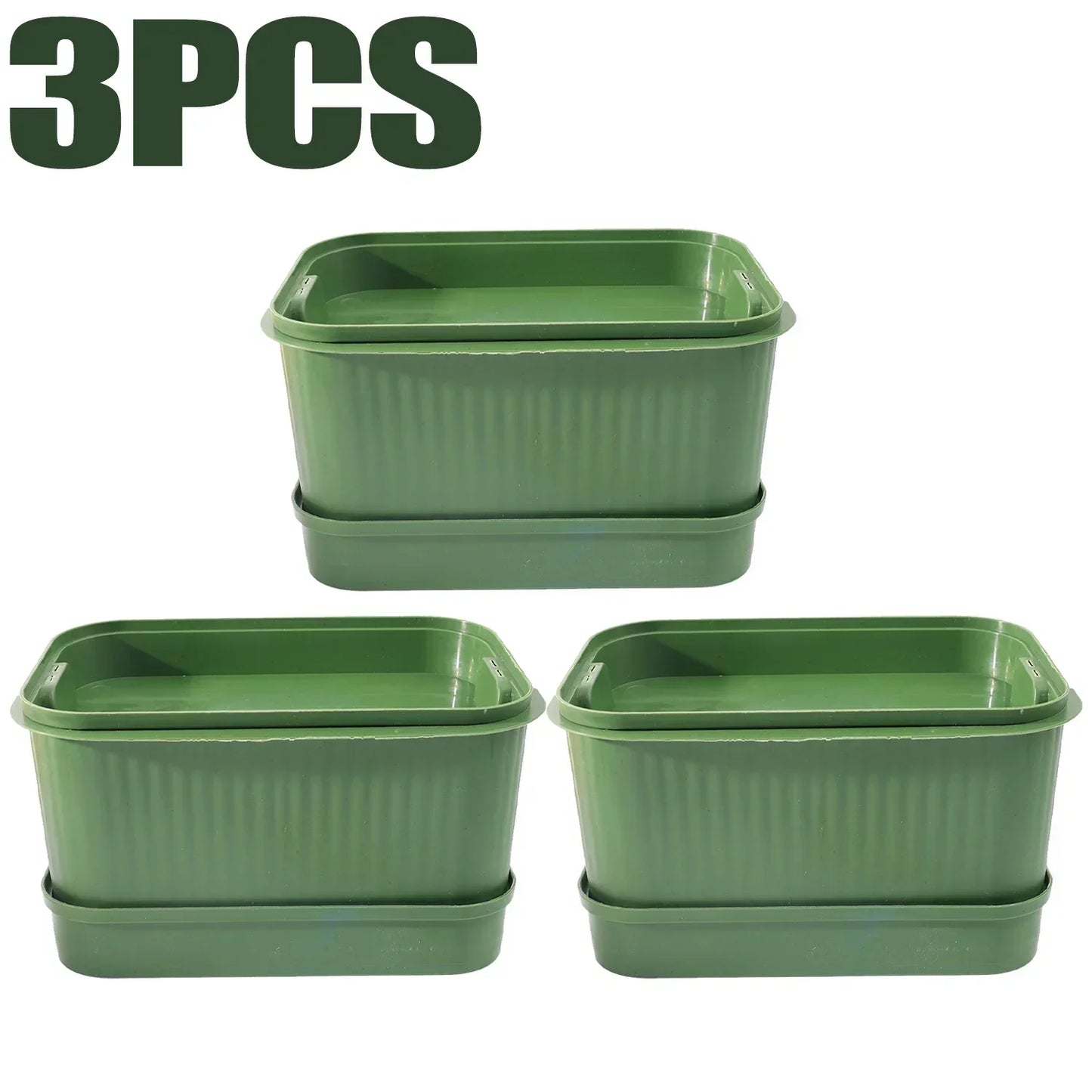 1/3PCS Plastic Grow Nursery Pots Vegetable Soilless Nursery Trays Seed Germination Tray Seedling Sprout Plate Garden Supplies