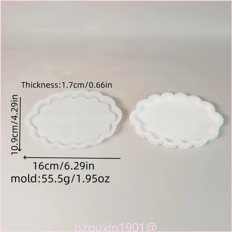 57QA Easy to Use Silicone Mold Creating Decorative Trays Moulds with Unique Cloud Shape Suitable for Gifting Hand-Making