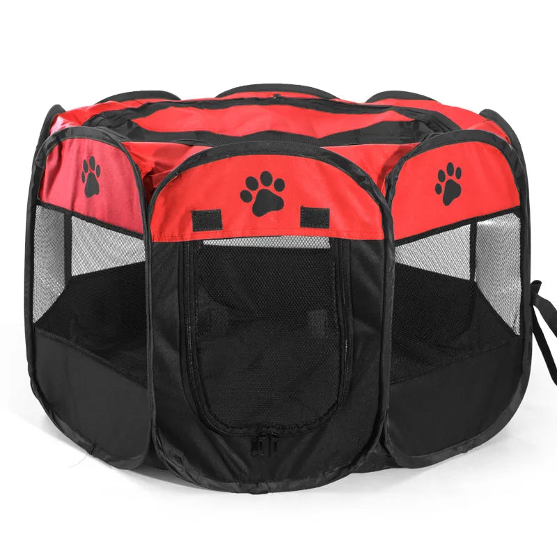 Portable Folding Pet Tent Dog House High Quality Durable Dog Fence For Cats Large Outdoor Dog Cage Pet Playpen Cat Собачья будка