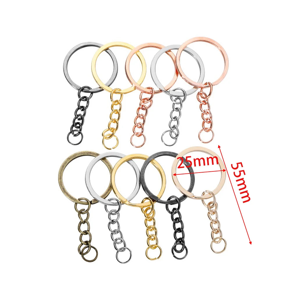 Dog Tag Bone Shaped Keychain Casting Silicone Mold for DIY Key Chain Pendant Crystal Epoxy Resin Molds Craft Jewelry Making Tool